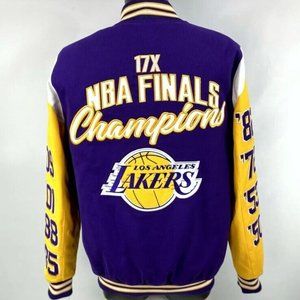 LOS ANGELES LAKERS 17 TIME NBA FINALS COTTON CHAMPIONSHIP JACKET